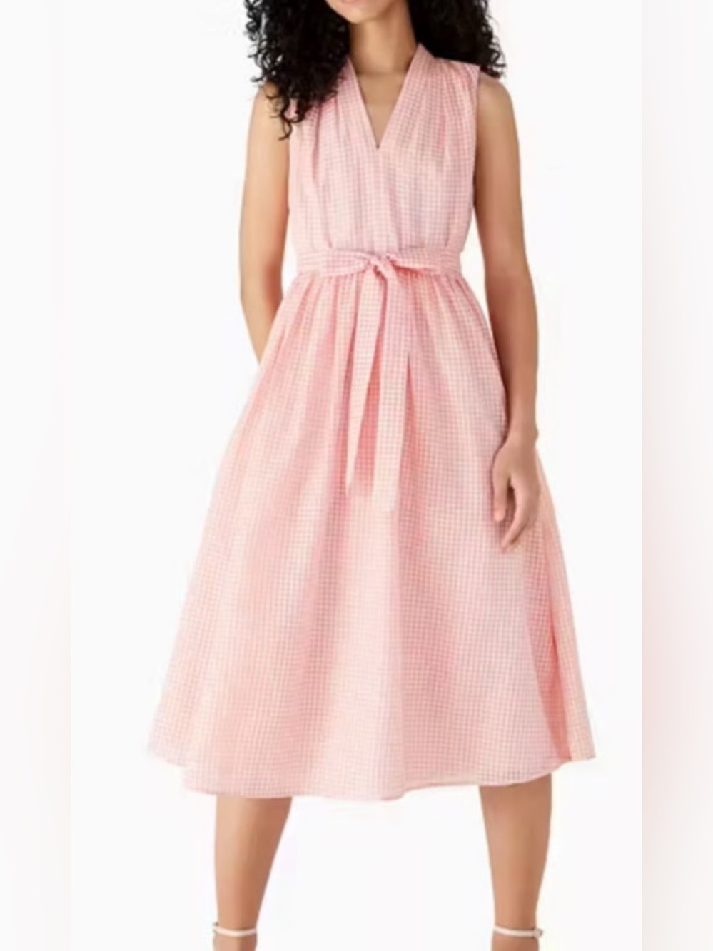 kate spade gingham burnout dress size 10